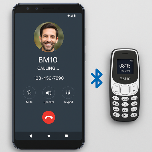 BM10 Mini Retro Mobile Phone — Dual SIM, Torch, and Classic Keypad 📞✨
