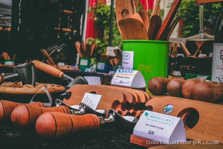 Steel Degchi Set (3pc) — اسٹیل دیگچی سیٹ — Sargodha ke bazaar mein